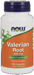 Valerian Root 500 mg (100 Caps) NOW Foods